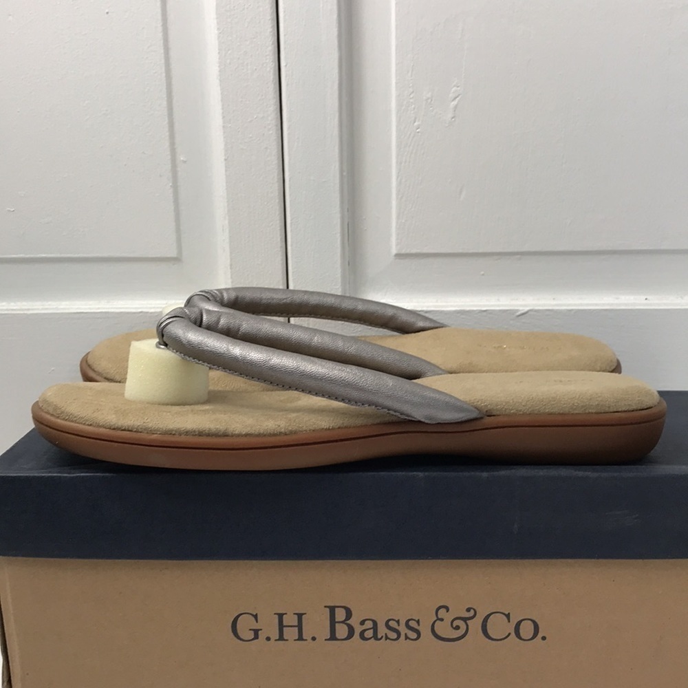 Price of firm New G.H. BASS & CO Silver Lucca Sandals Size 9